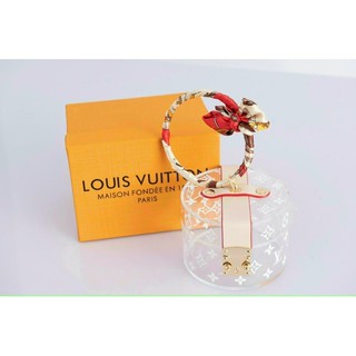 ⚜Túi xách nữ Scott dáng cốp hộp tròn hoạ tiết mono trắng trong suốt