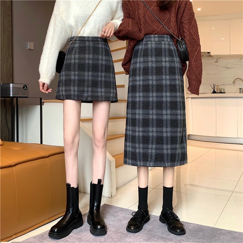 Chân Váy Ngắn Kẻ Sọc Caro Phong Cách Retro Xinh Xắn Cho Phụ Nữ | BigBuy360 - bigbuy360.vn