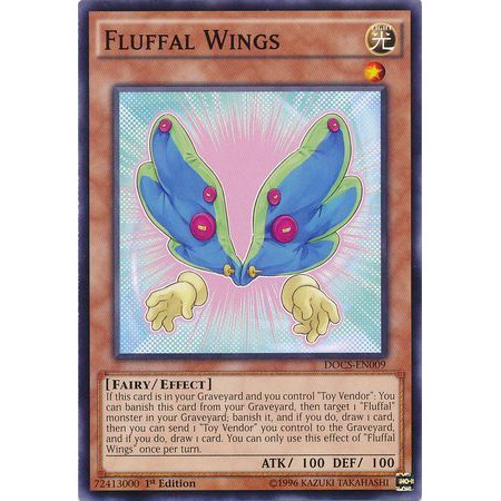 [ Zare Yugioh ] Lá bài thẻ bài DOCS-EN009 - Fluffal Wings