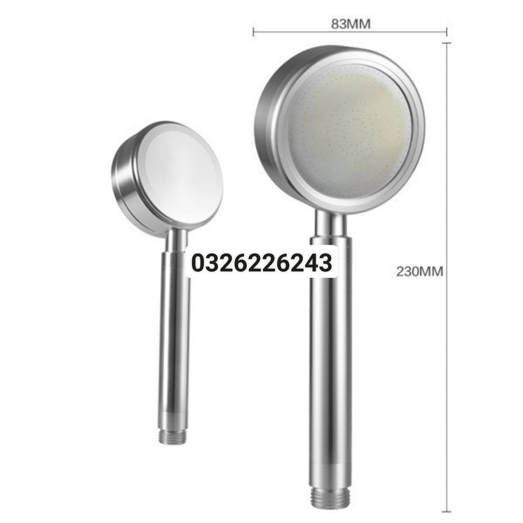 Bộ Củ Sen Tắm NÓNG LẠNH 100% INOX 304 và Tay Sen Tăng áp inox và Dây sen đủ bộ