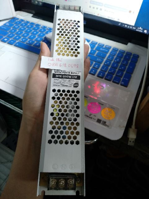 Nguồn tổ ong 12v 200w  mỏng loại tốt
