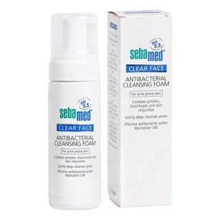 Sữa rửa Mặt tạo bọt kháng khuẩn Sebamed Clear Face Antibacterial Cleansing Foam SCF01 (50ml)