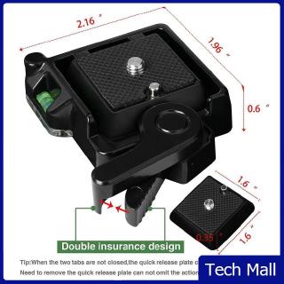 Camera Camcorder Tripod Monopod Ball Head Quick Release Plate Clamp Adapter
