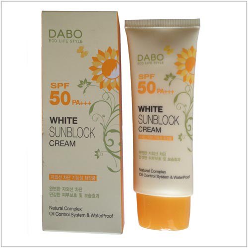 Kem Chống Nắng Hàn Quốc Dabo White Sunblock Cream SPF50