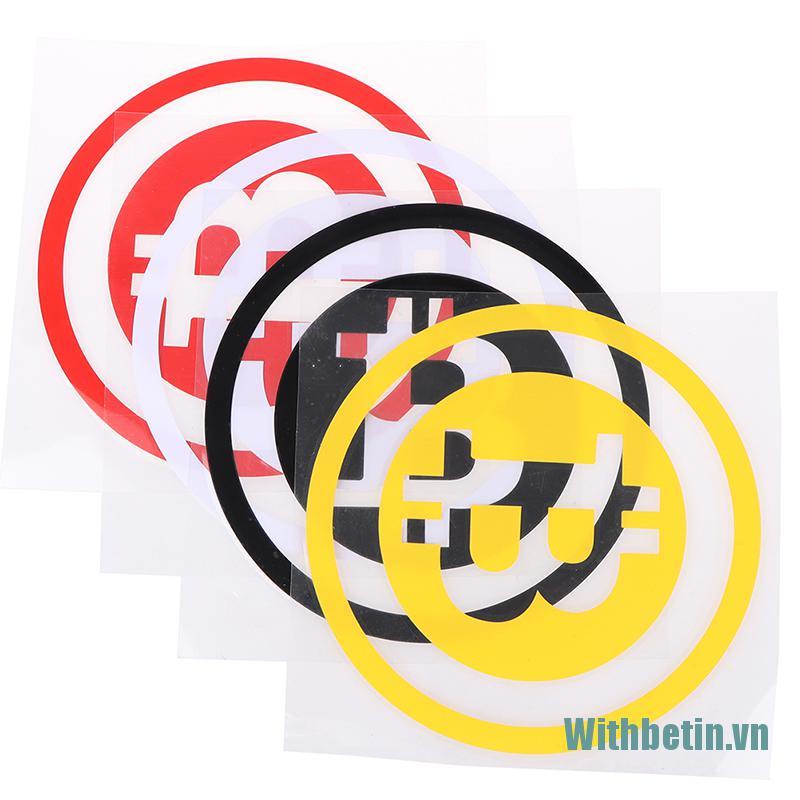 【Withbetin】Bitcoin Car Sticker Cryptocurrency Blockchain Sticker Vinyl Car Window Decal