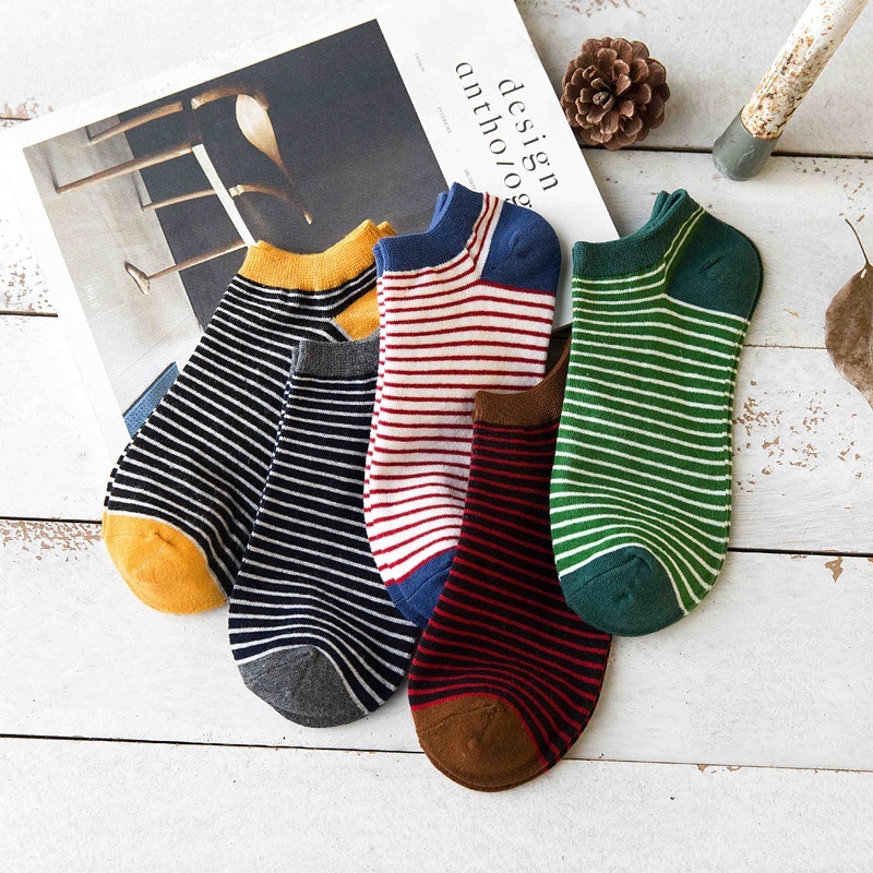 Vớ cotton cổ ngắn thời trang dành cho nam