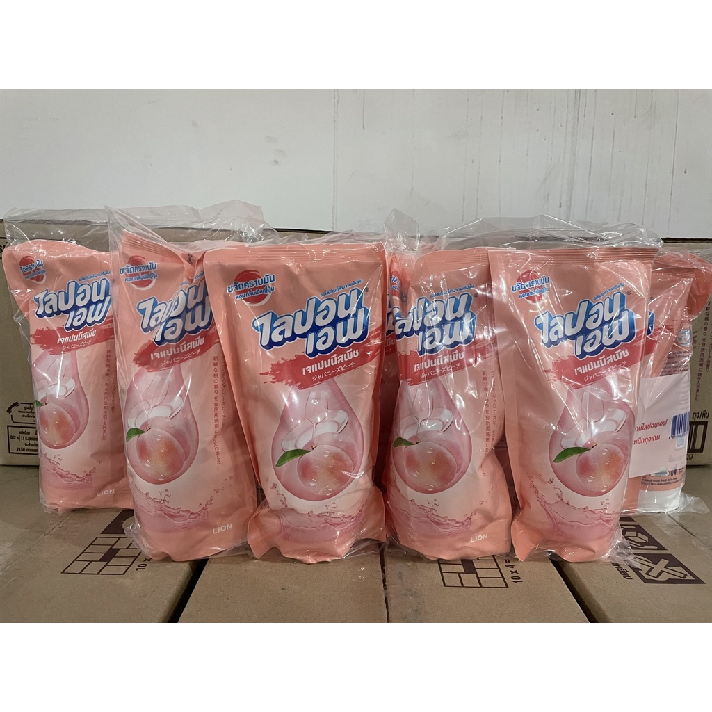 Nước rửa chén LIPON 500ml hương anh đào  - Hàng Thái Lan nhập khẩu