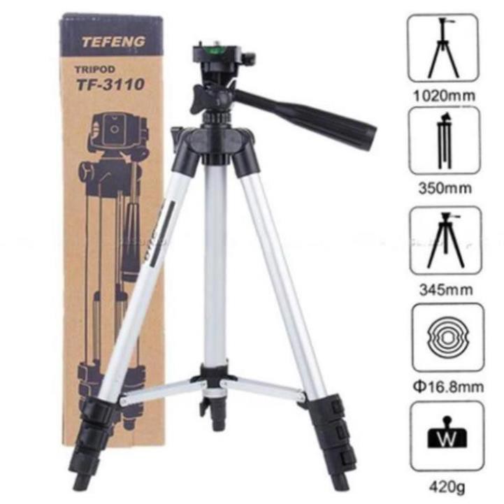 Chân máy ảnh Tripod 3110 tặng Giá kẹp điện thoại, Remote bluetooth và Túi đựng  - I.CASE.STORE | BigBuy360 - bigbuy360.vn
