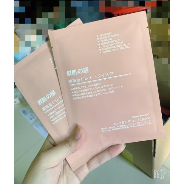[Mã COS0303 giảm 8% đơn 250K] Mặt nạ nhau thai Nhật Bản Rwine Beauty Stem Cell Placenta Mask | BigBuy360 - bigbuy360.vn
