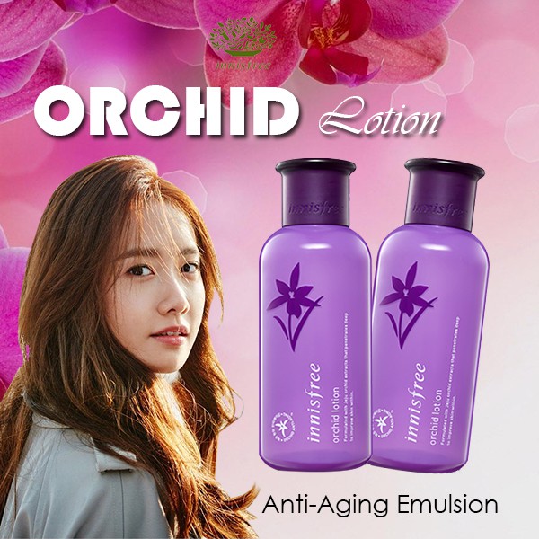 Sữa dưỡng ngăn ngừa lão hóa sớm từ hoa lan Innisfree Jeju Orchid Lotion 160ml