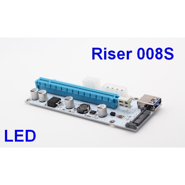 DÂY RISER PCIe 1X TO 16X USB 3.0 VER 008s