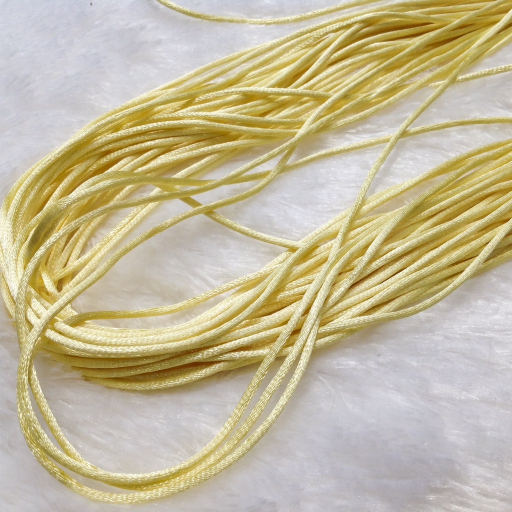 Dây thắt đan vòng lắc tay làm đồ thủ công handmade trang trí phụ kiện nhiều màu sắc đẹp bản size 2mm