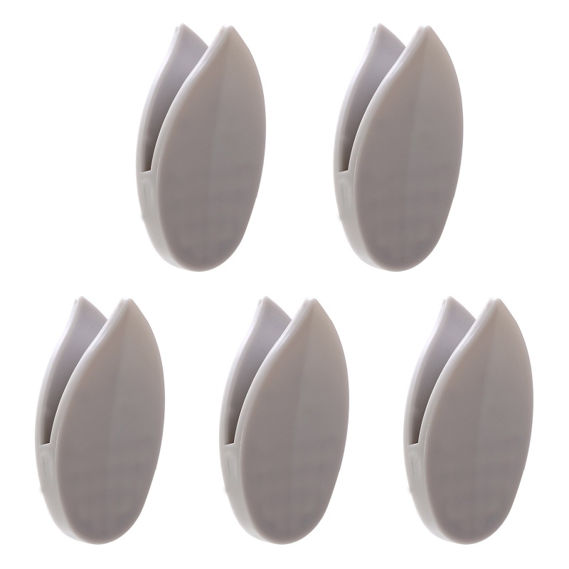 Set 5 Móc Treo Đồ Dán Tường Hình Chiếc Lá Độc Đáo Trang Trí Nhà Cửa / Nhà Bếp / Phòng Tắm