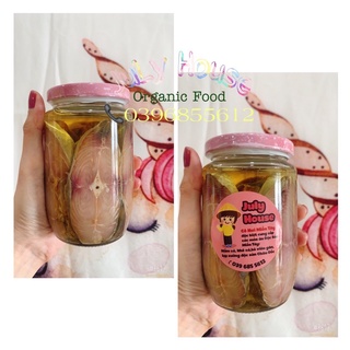 Mắm cá thu ngâm dầu-bgk- hũ 500gr