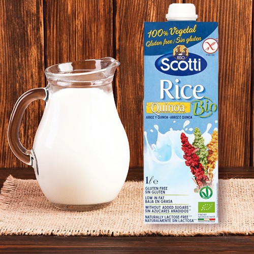 Sữa Gạo và Diêm Mạch Hữu Cơ Riso Scotti - ORGANIC Bio Rice Quinoa Drink - 1L