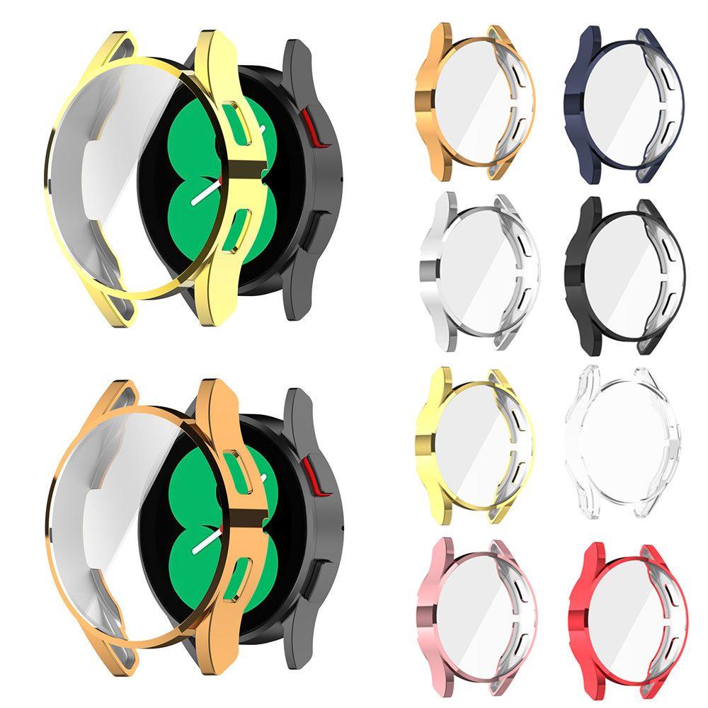 Ốp Bảo Vệ Bằng TPU Mạ Chống Bụi Chống Dấu Vân Tay Cho Đồng Hồ Samsung Galaxy Watch 4 40mm 44mm