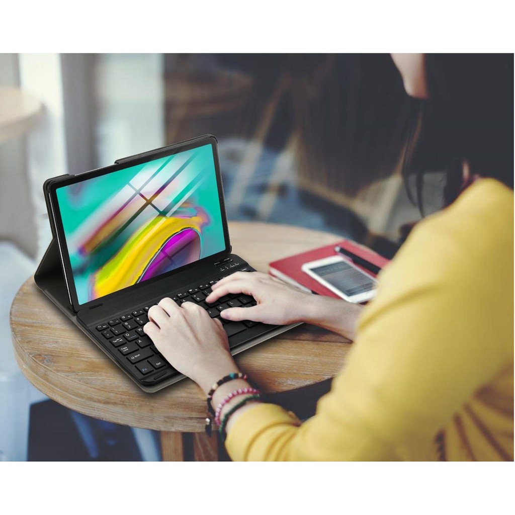 BÀN PHÍM BLUETOOTH Tab A 2019 8 inch T290, T295, T297 - 10875, KÈM BAO DA
