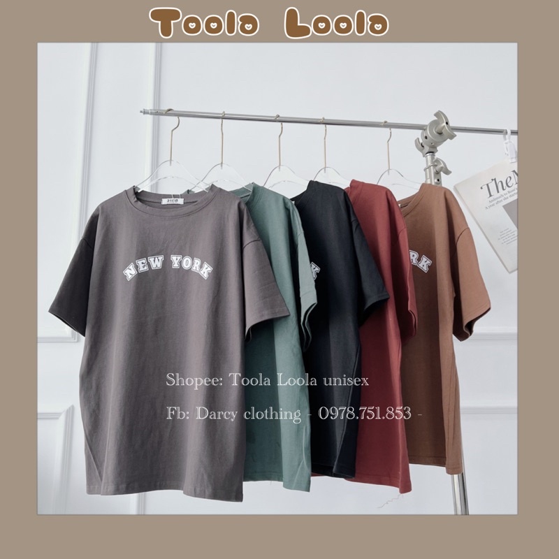 Áo In Chữ Đơn giản, NEW YORK 3158 big size, Phông Nhiều Màu Dày Dặn, Có Clip Áo Shop Tự Quay