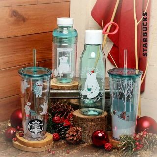 [STARBUCKS_COLD CUP] Bình Nước Starbucks 473 ml_HOLIDAY FOX_BST GIÁNG SINH 2019
