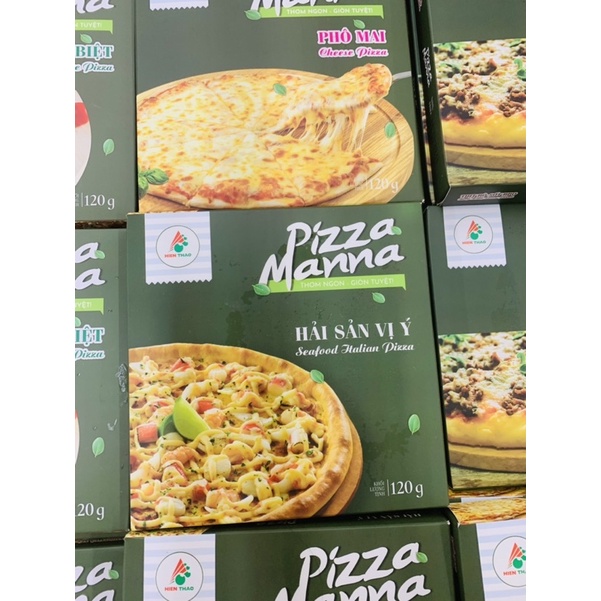 Pizza Manna phô mai/bò/gà/jambo xúc xích/ hải sản