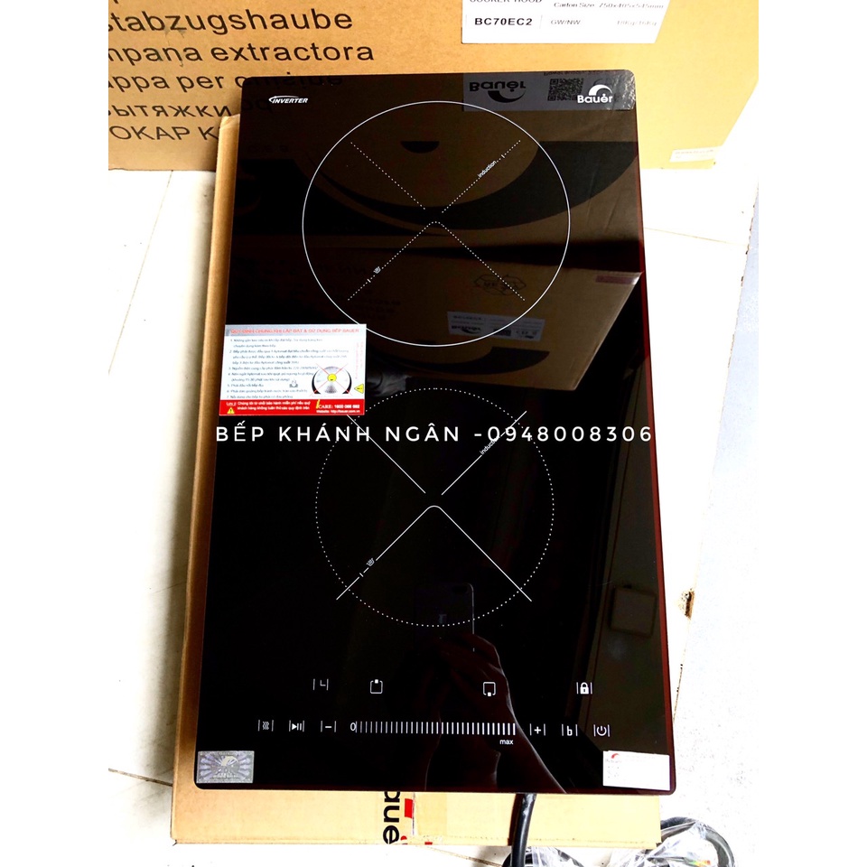 Bếp Từ Đôi Domino Bauer 32DI