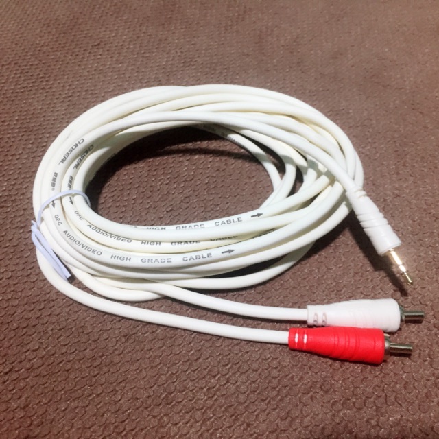 Dây 3.5 ly ra 2 đầu hoa sen, 01 dây phát nhạc iPhone