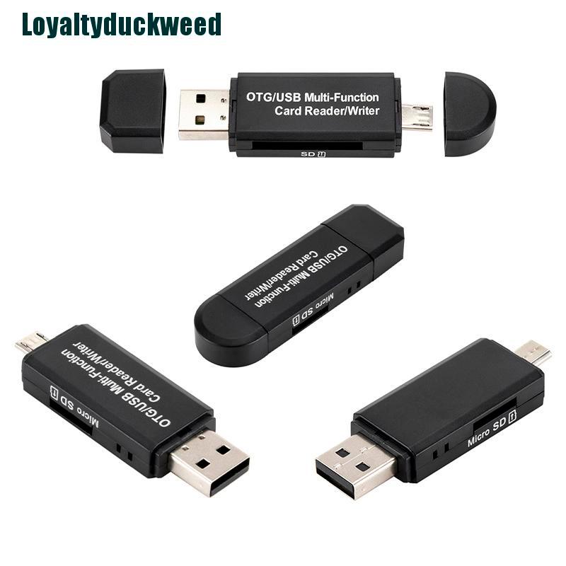 Đầu Đọc Thẻ Nhớ Micro Usb Otg Usb 2.0 Cho Sdxc Sdhc