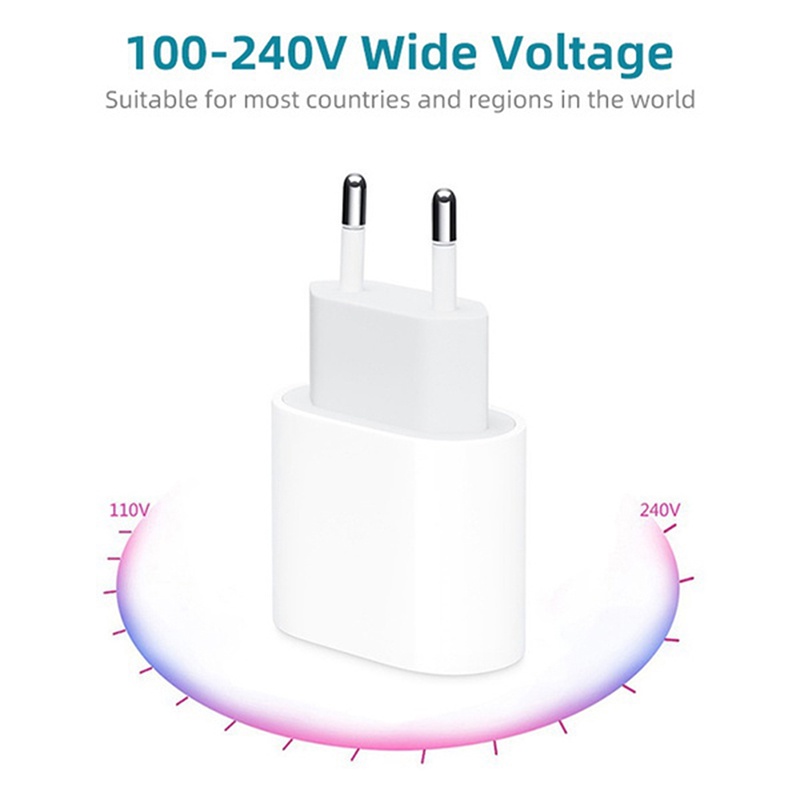 XBVN 20W Power Charger PD Charger Fast Charging Type-C to Lighting Port Charging Cabl