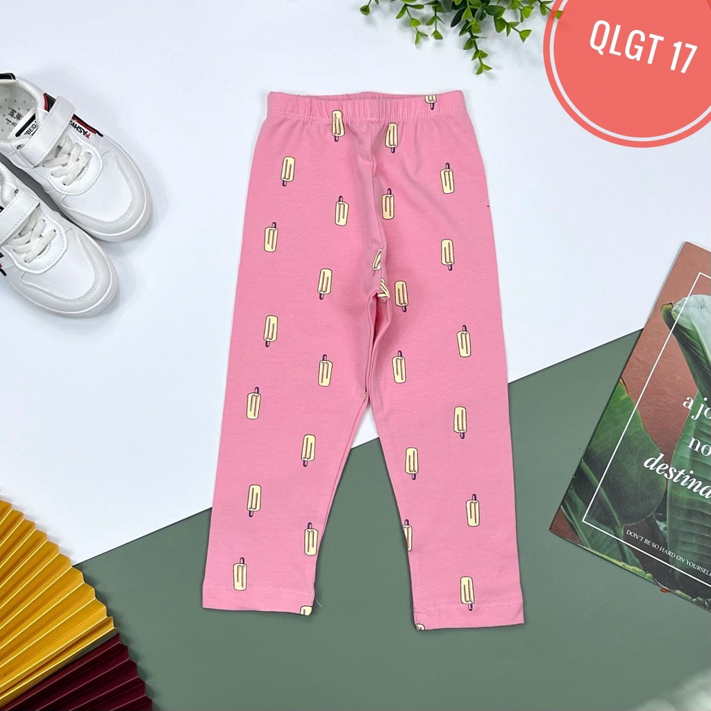 Quần legging dài LITIBABY cho mùa thu đông, size 1, 2, 3, 4, 5, 6, 7, 8 tuổi