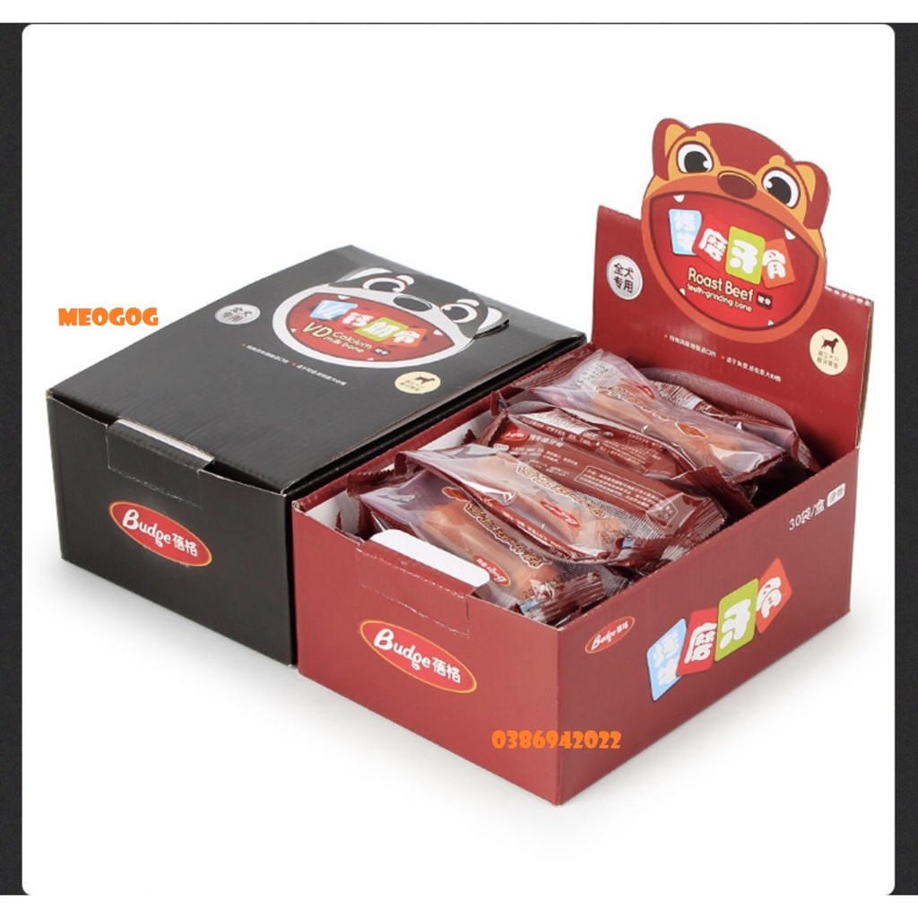 Xương gặm sạch răng Budge cho Chó 21gr/bịch