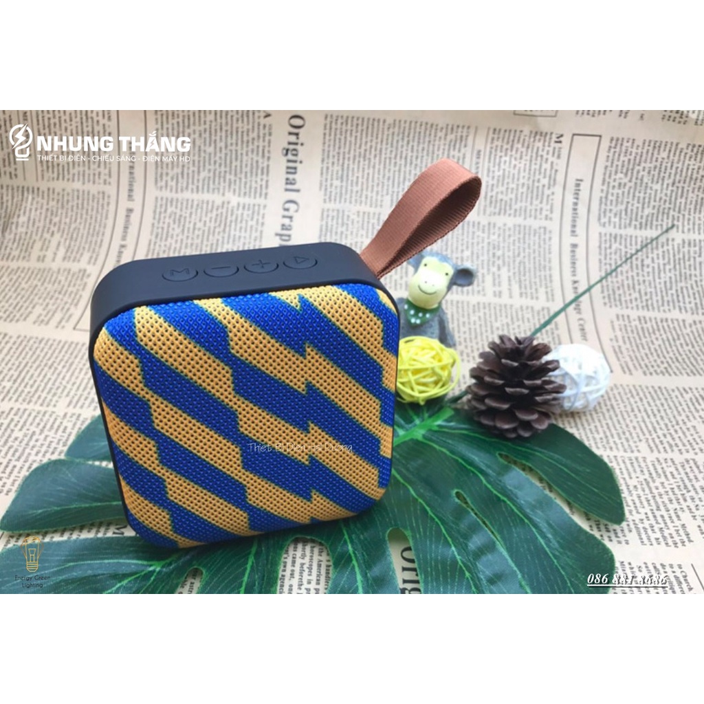 Loa Bluetooth Di Động T5 - Hỗ Trợ Khe Cắm Thẻ Nhớ - USB - Dung Lượng Pin Lớn -Nhiều Màu Sắc - Có video