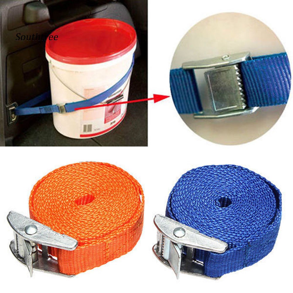 Dây Đai Khóa Kim Loại 2.5M Giữ Hành Lý Tiện Dụng