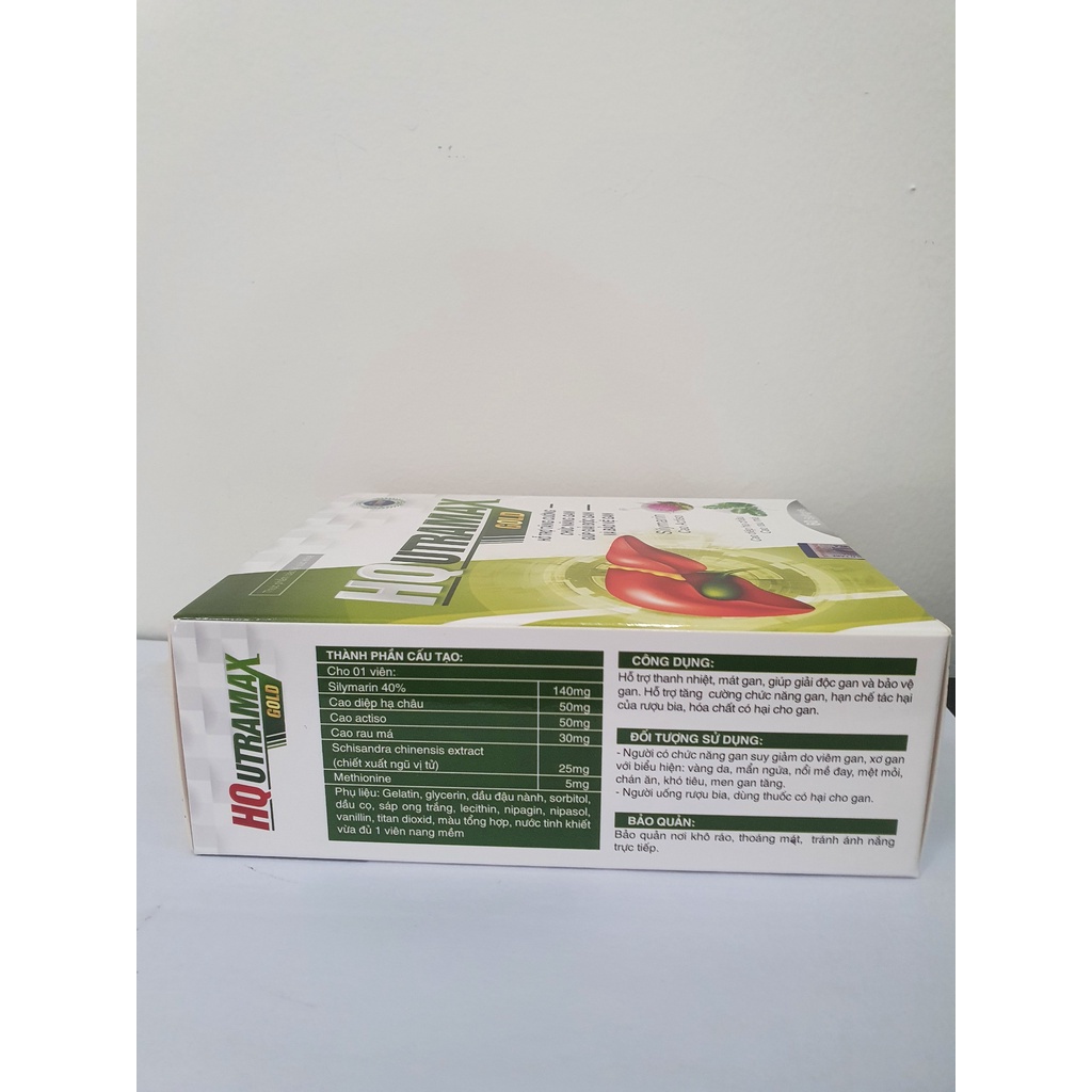 VIÊN UỐNG HỖ TRỢ CHỨC NĂNG GAN, MÁT GAN, GIẢI ĐỘC GAN HK GOLD 60V