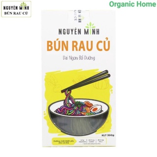 Bún Rau Củ Nguyên Minh Tổng Hợp Hộp 300gr - Bún rau củ hữu cơ cho bé ăn dặm