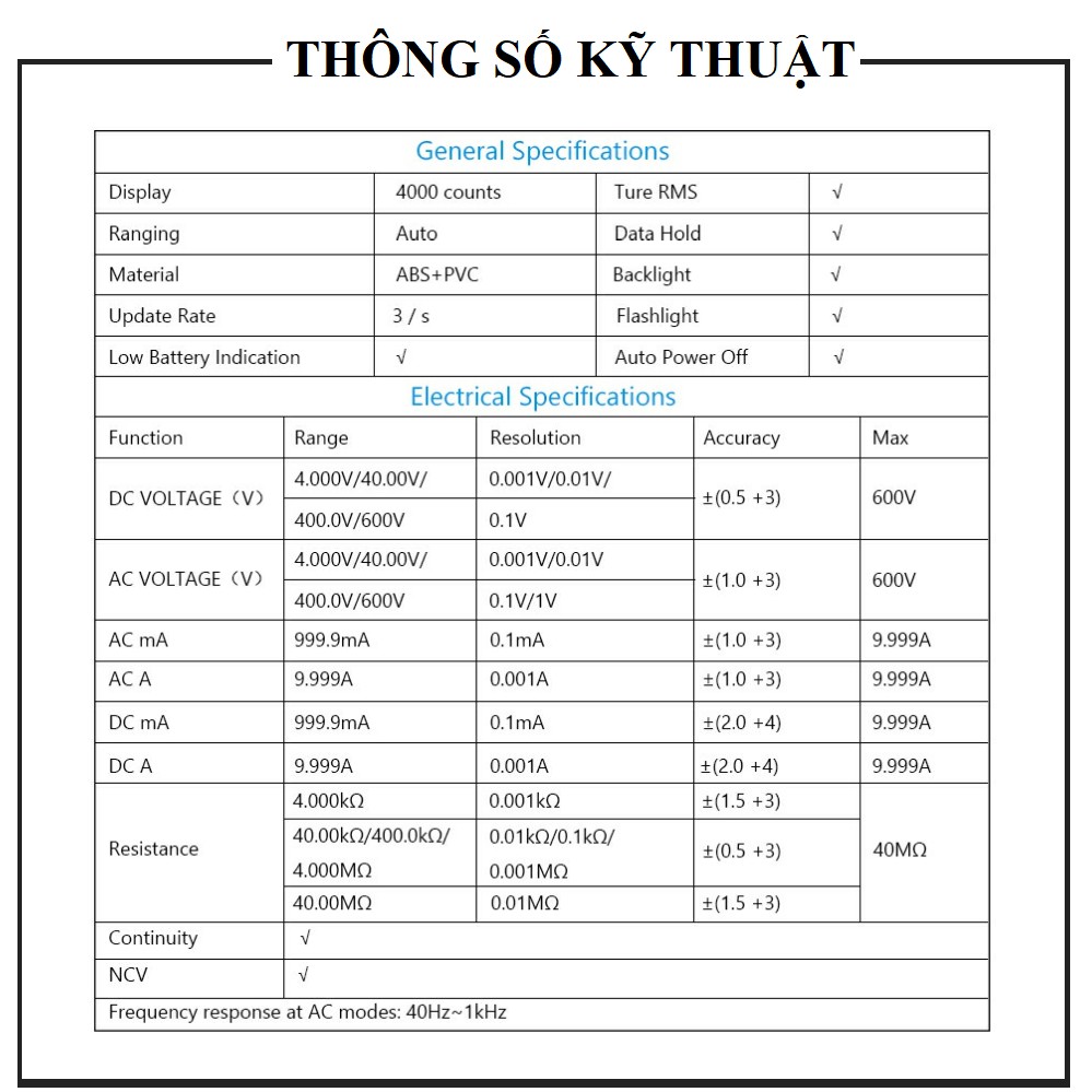 [BH 12 THÁNG] Đồng Hồ Đo Vạn Năng ZOYI ZT-S1 Đồng Hồ Đo Điện Vạn Năng Auto Zotek Zoyi Zt-S1, Đồng Hộ Đo Ac/DC