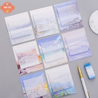 Giấy ghi chú note ⭐PHONG CẢNH⭐ trang nhã dễ thương
