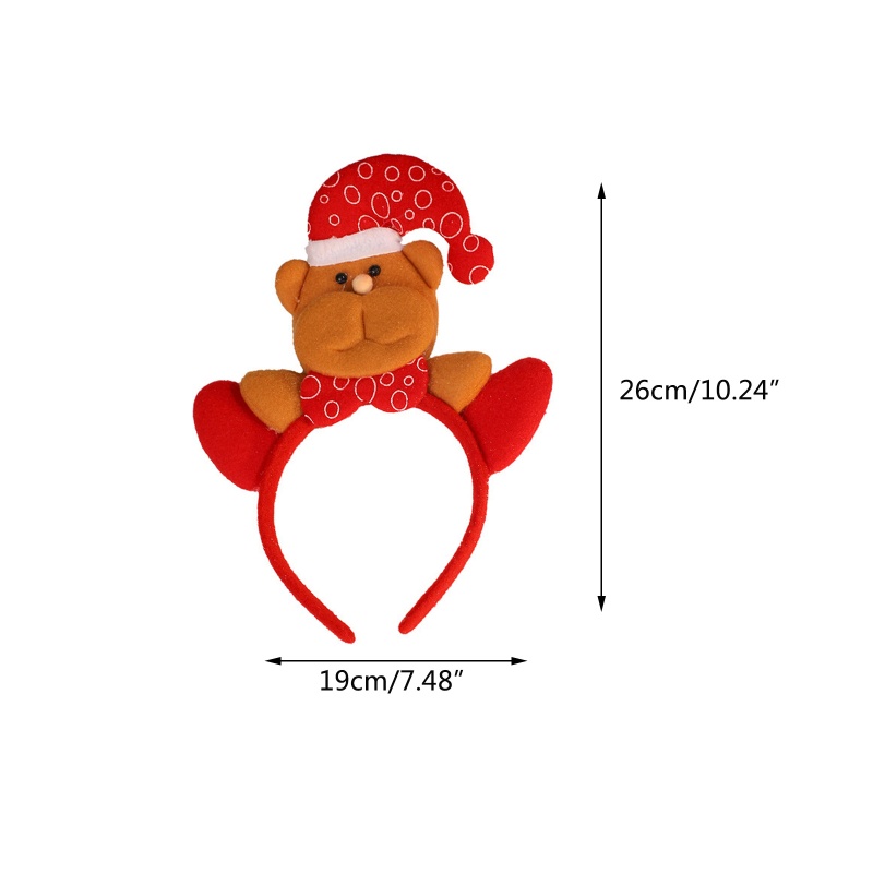 Băng Đô Cài Tóc Hình Tuần Lộc / Ông Già Noel / Người Tuyết Phong Cách Giáng Sinh Năm Mới