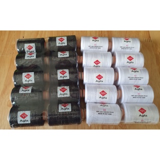Chỉ may agfa màu trắng đen 900 mét