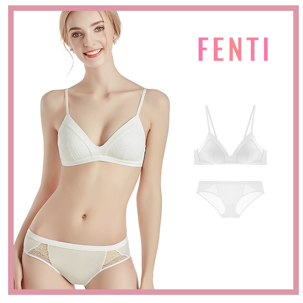 Bộ Đồ Lót Ren Không Gọng Mút Mỏng Dáng Sexy Fenti CY-0622 | BigBuy360 - bigbuy360.vn