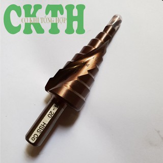 Mũi Khoan Tháp chuôi tròn 4-20mm, Khoan Inox, Khoan Sắt, Khoan Nhôm...Siêu Cứng