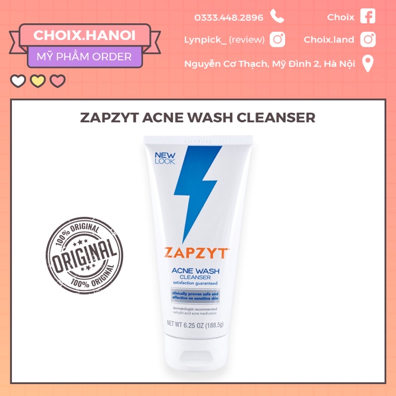 Sữa rửa mặt Zapzyt