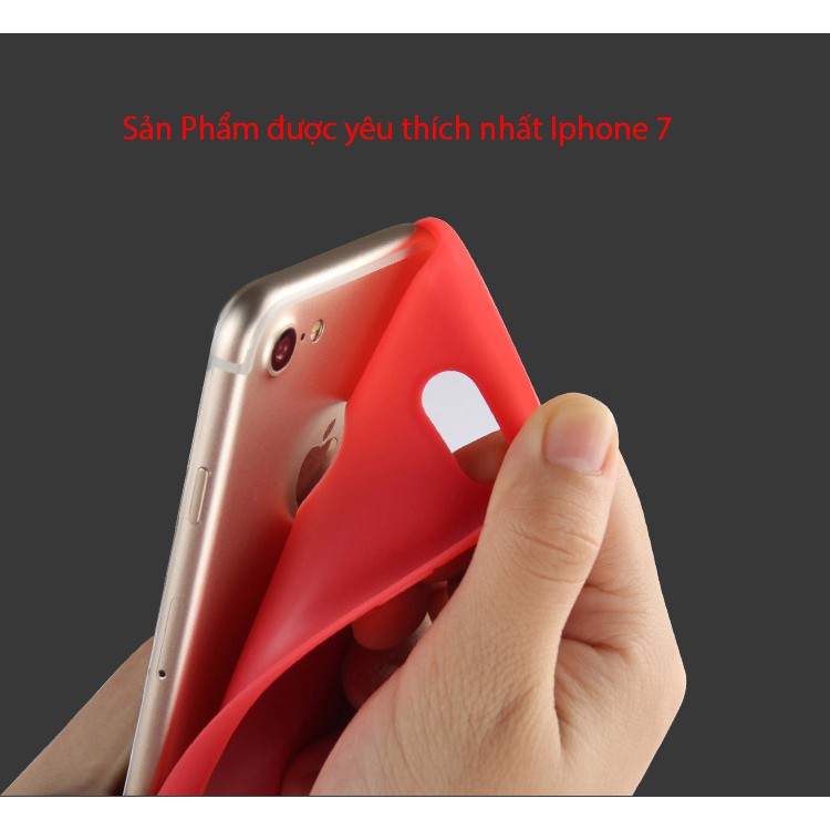 Ốp lưng iPhone 7/ OuCase Dẻo Màu Đỏ
