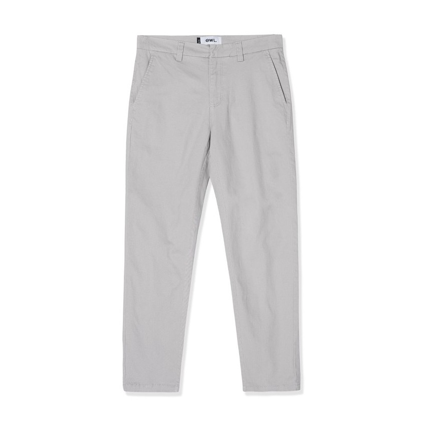 [Mã LTP50 giảm 50000 đơn 150000] OWL BRAND® CHINOS PANTS GREY - QUẦN DÀI KAKI MÀU XÁM - OWL100421