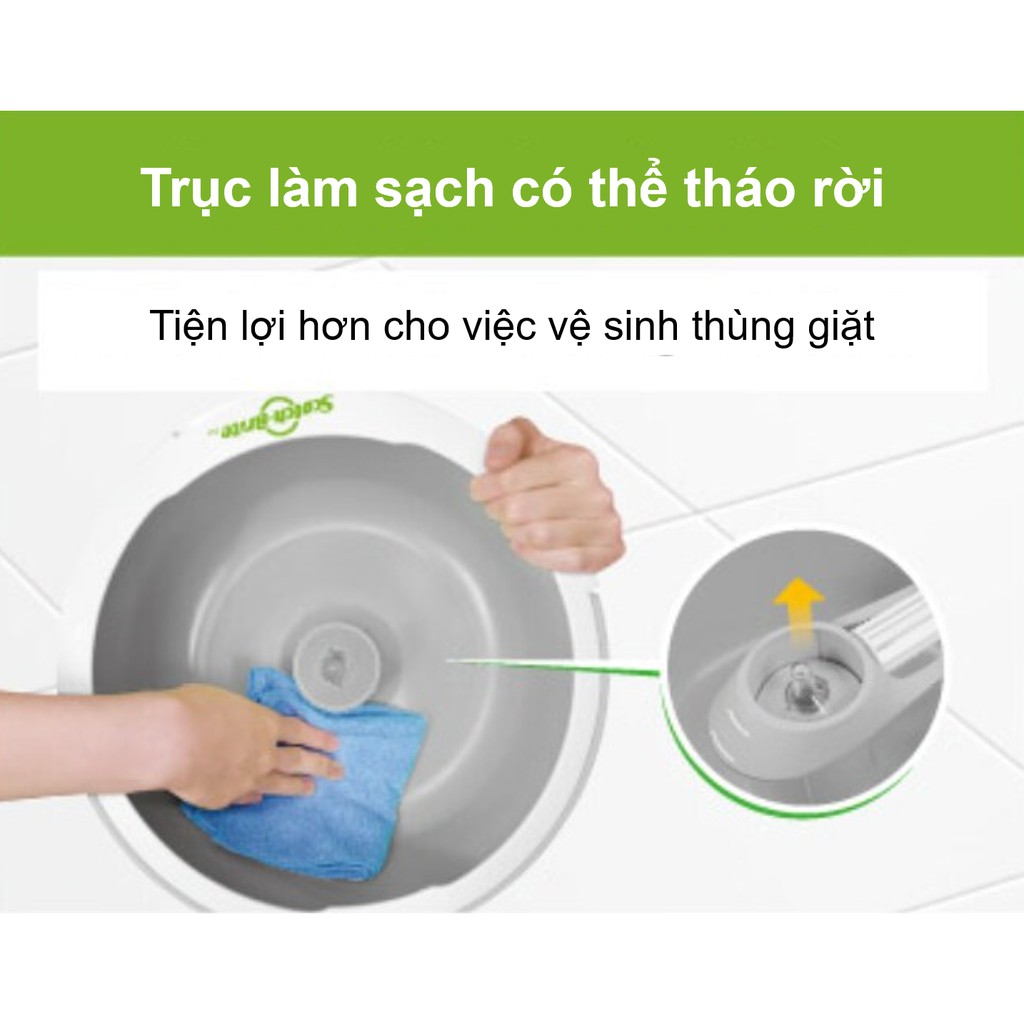 Bộ cây lau nhà 360 độ Scotch Brite 3M Thế hệ mới bông lau microfiber lấy sạch bụi bẩn