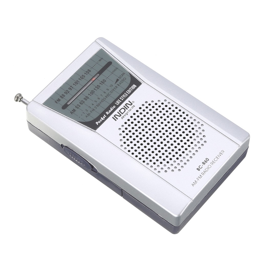 Radio am/fm bỏ túi mini có anten 3.5mm kèm jack cắm tai nghe chất lượng cao