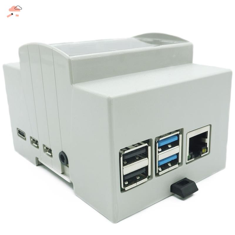 Vỏ Bảo Vệ Chất Liệu Abs Màu Trắng Cho Raspberry Pi 4 El B Raspberry Pi 4b