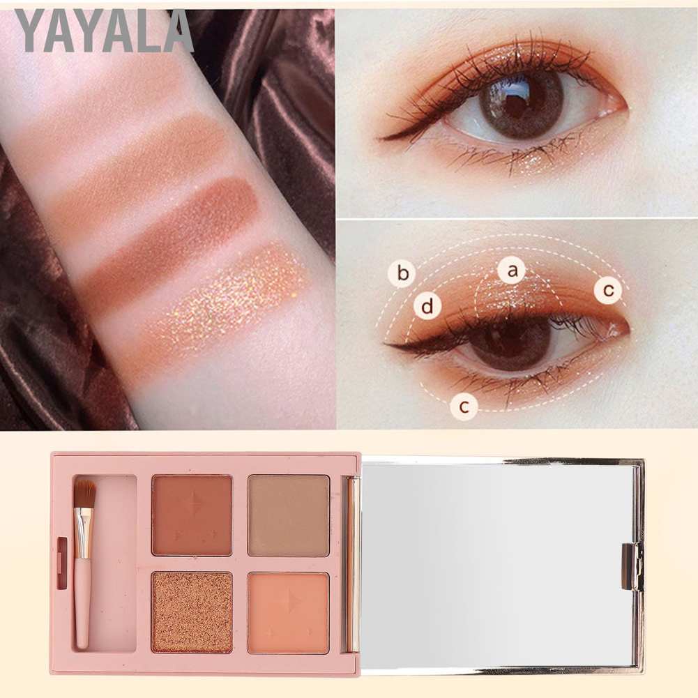 Bảng phấn mắt Yayala MACKANDY 3.8g sắc tố cao lâu trôi
 | BigBuy360 - bigbuy360.vn