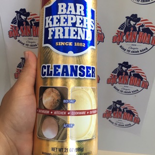 Hàng USA Bar Keepers Friend – Bột Tẩy Rửa Đa Năng ( 595g)