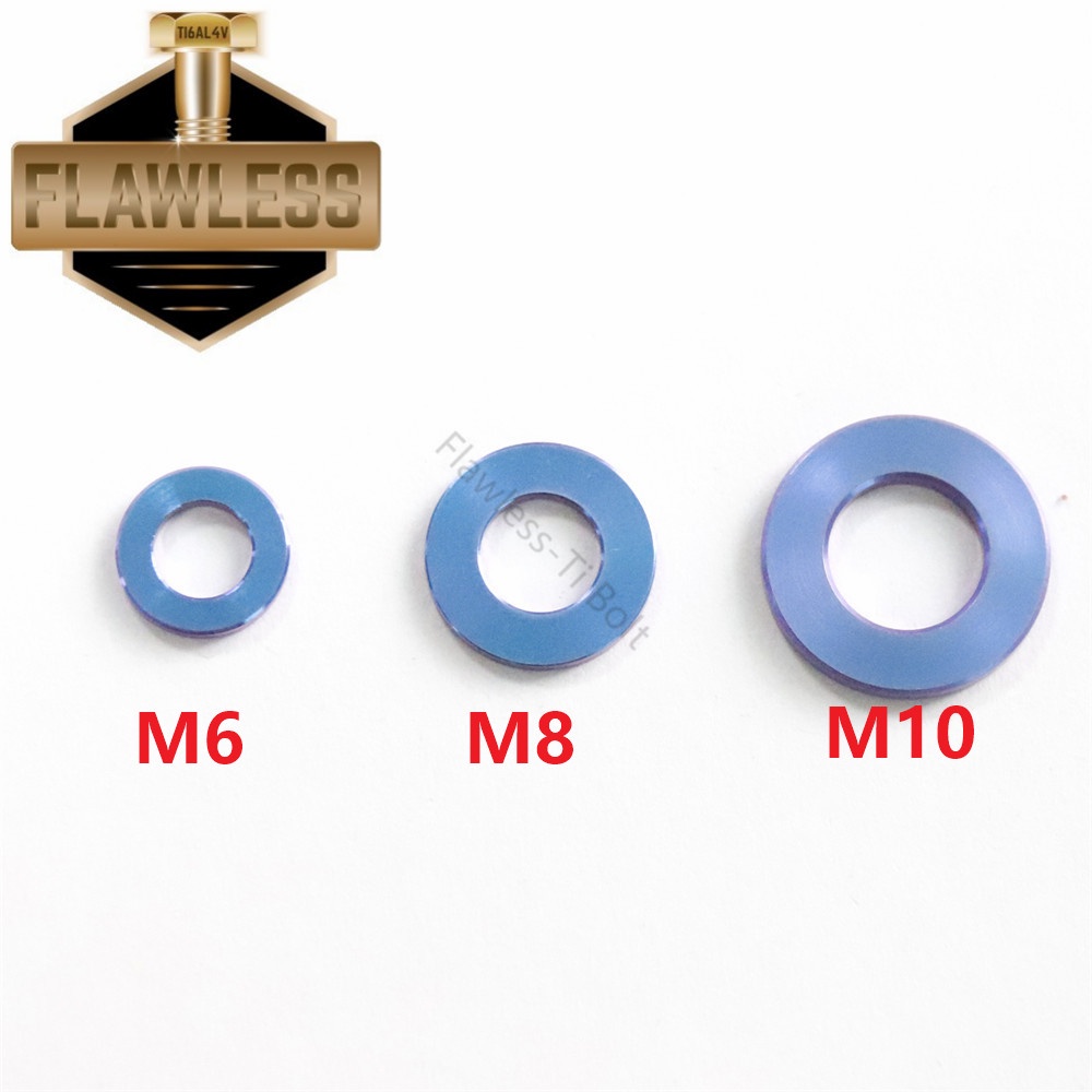 Vòng Đệm Phẳng Hoàn Hảo Cho Ti Gr5 M6 M8 M10
