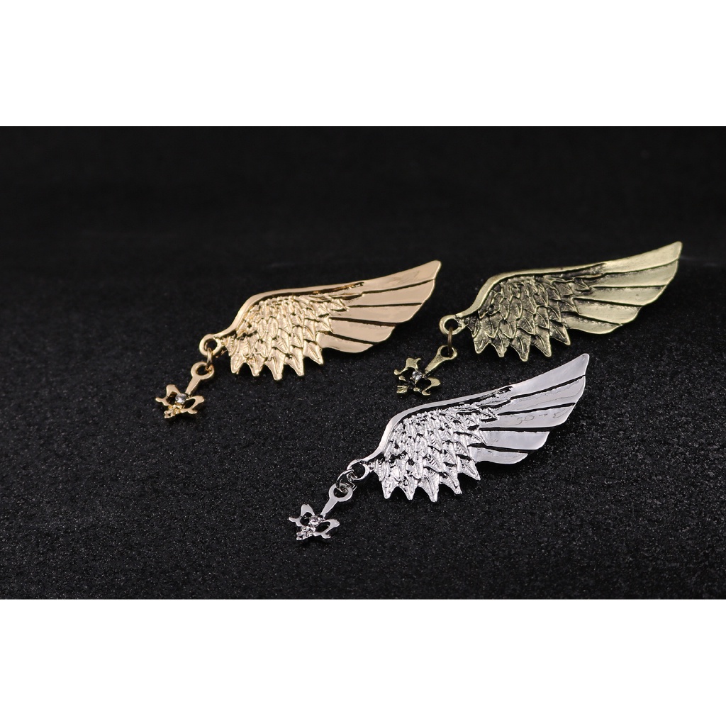 Ghim cài áo EFAN thiết kế cánh thiên thần phong cách Hàn Quốc thời trang dành cho nam